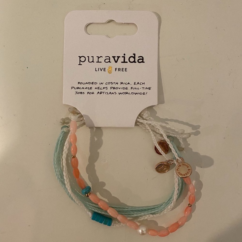 Brand New Pura Vida Bracelet Set